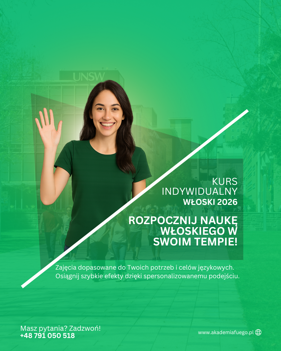 Kurs indywidualny - Język Włoski