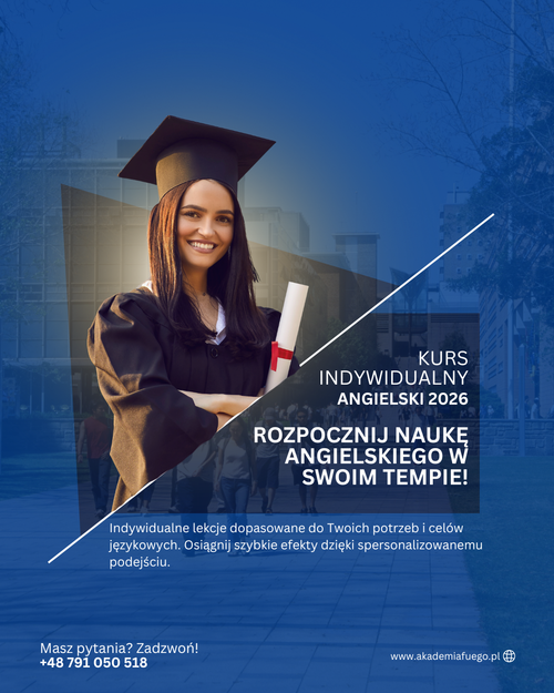 Kurs indywidualny - Język Angielski