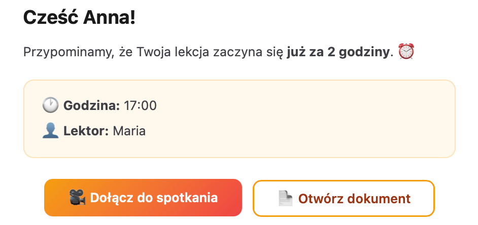 Automatyczne przypomnienia